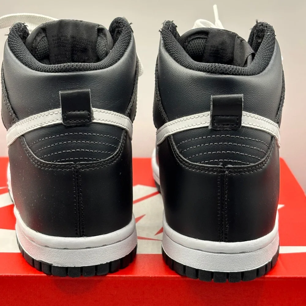 Nike Dunk High GS Black White Panda Sneakers DB2179-103 Kids Size 4.5Y